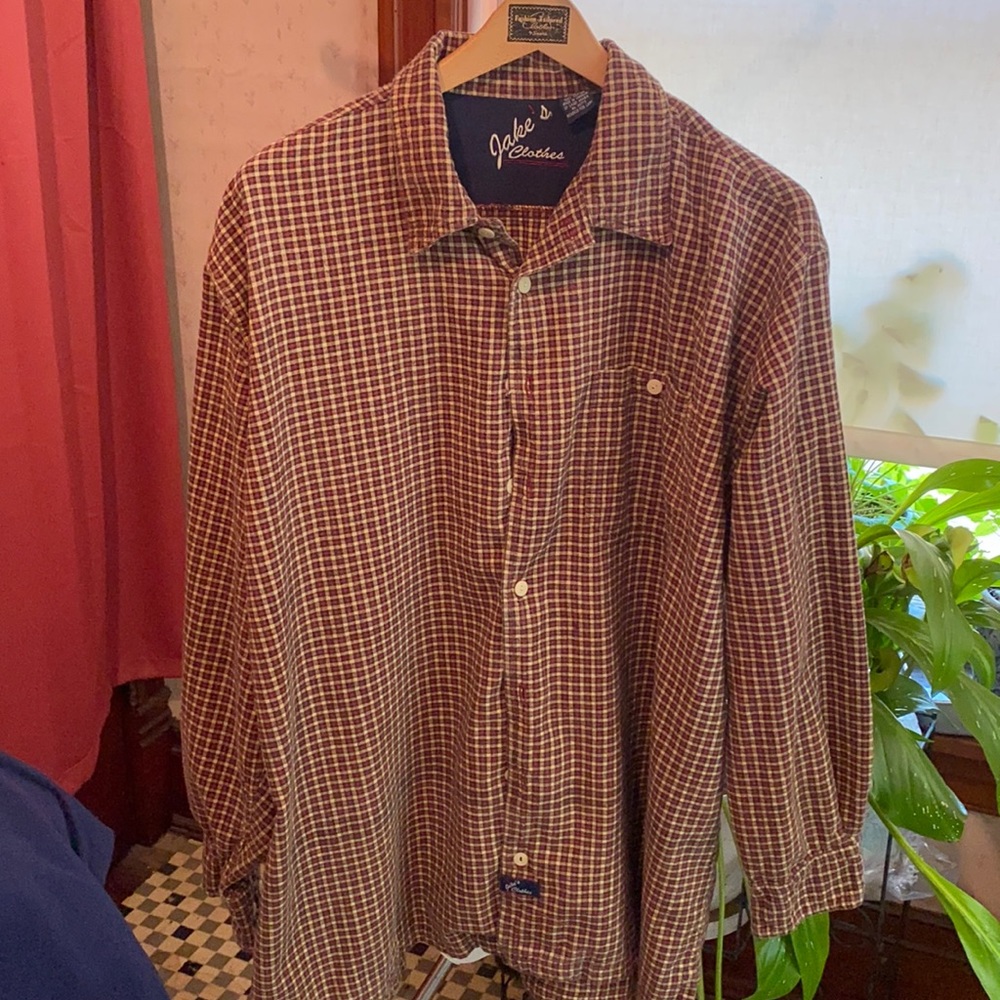 Jake’s Clothes Plaid Button Up